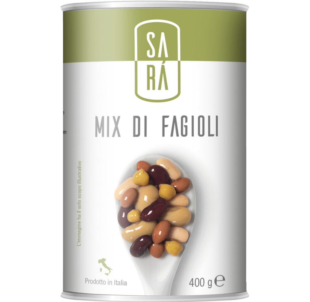 Mix fazolí s cizrnou 400g SARA